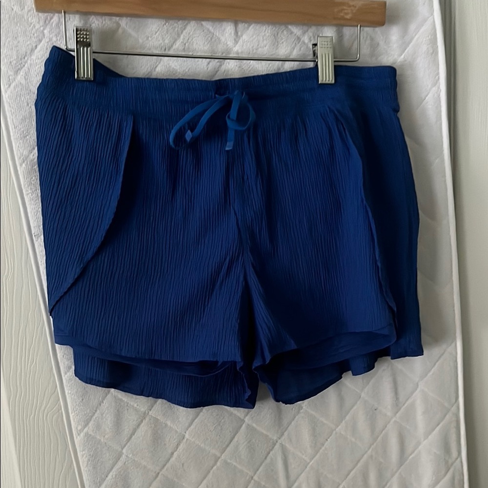 NWT AS Revival Blue Pull-On Layered Shorts